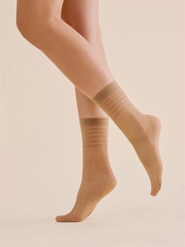 Nylonstrømper - Gabriella - Yoku - 20 den - Beige