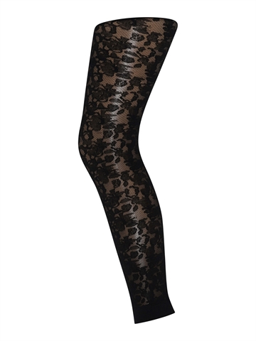 Sneaky Fox - Lace Leggings - 20 den - Sort