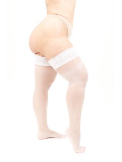 Selvsiddende Strømper Plus Size Giulia - POSITIVE HOLD UPS 20 den