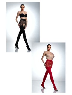 Strømpebukser Ouvert Amour - BLACK DIAMOND 60 den
