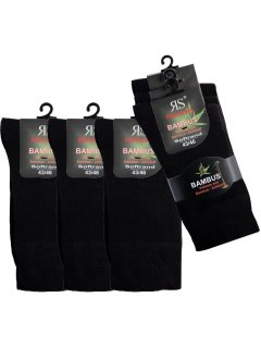 Strømper Harmony - BAMBUS - Sort - 3-PAK
