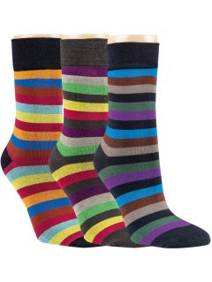 Strømper Bambus Harmony - HAPPY COLORS - 3-PAK