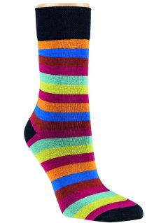 Strømper Bambus Harmony - HAPPY COLORS - 3-PAK