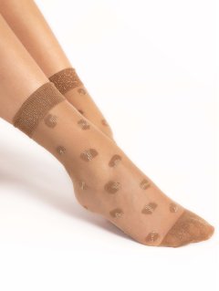 Nylonstrømper Fiore - Lurex Prikker - POP-IN - 15 den