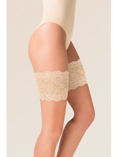 Selvsiddende Lårbånd - Nylon - Gabriella - Blonder