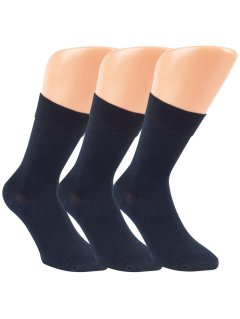 Strømper Harmony Bambus - MARINE - 3-PAK