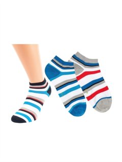 Strømper Bambus Harmony - Sneaker - RINGE - 3-PAK