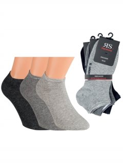 Sneaker Strømper Harmony - SØLVFARVER - 3-PAK