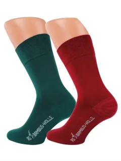 Unisex Uld og Bambusstrømpe - Harmony - 2-PAK - 6 Farver
