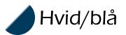 Hvid / Blå Hvid / Blå