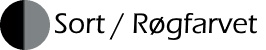 Sort / Røgfarvet Sort / Røgfarvet